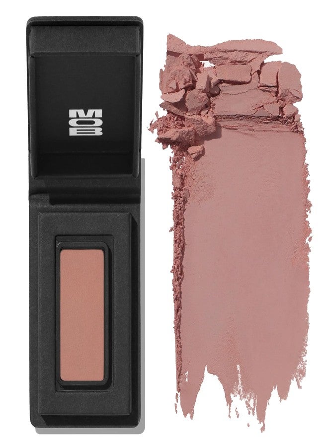 MOB Beauty Eyeshadow M1 Matte Dusty Rose – Cool-Toned Soft Pink Shade for Crease or All Over Wash, Talc-Free Vegan Cruelty-Free Skincare Infused Long Wear Sustainable Refillable Compact - Image 1